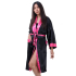 Japanese Reversible Satin Kimono Robe for Women QKP5W